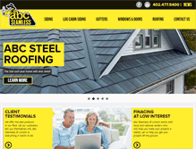 Tablet Screenshot of abcseamlesslincoln.com